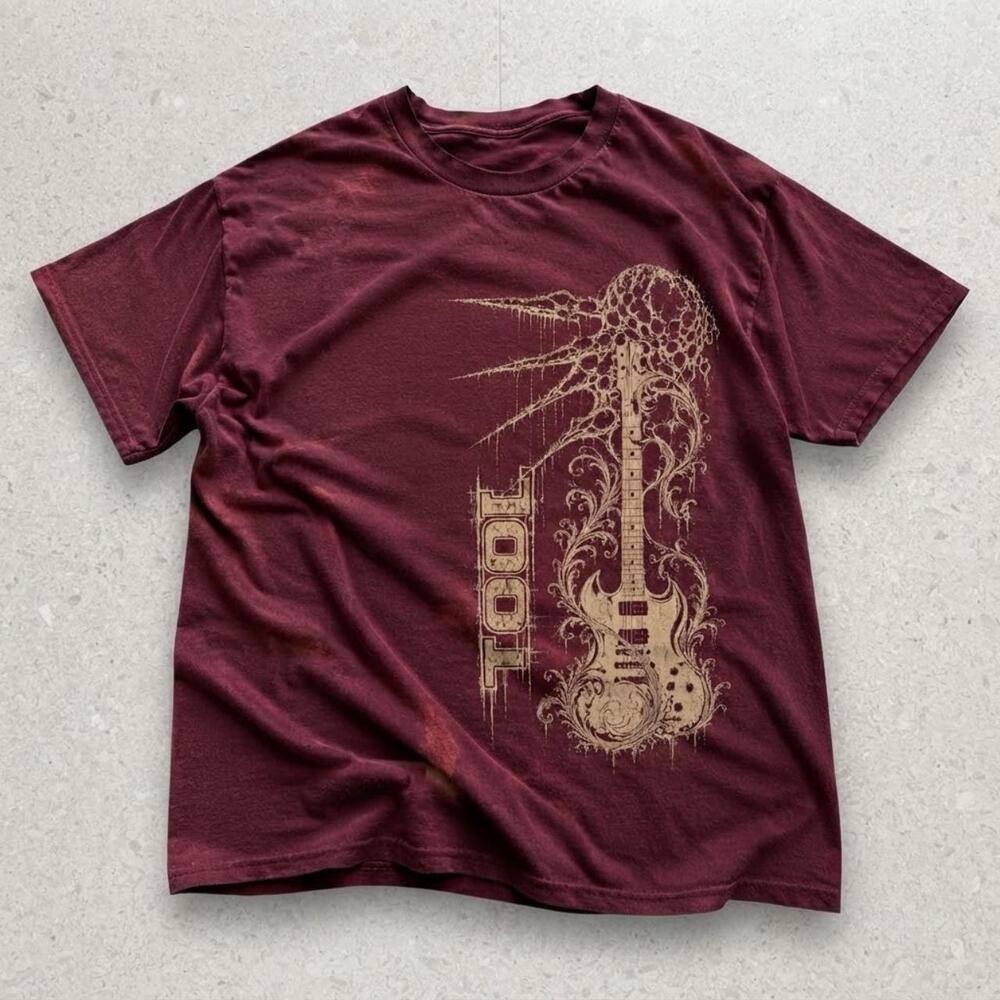 Tool Band Bio Mechanical Guitar Vintage Graphic T-Shirt